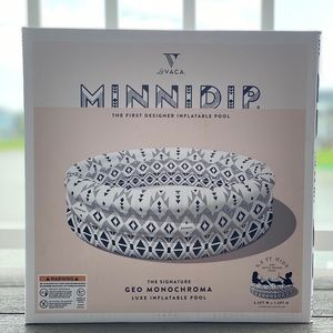Minnidip Geo Monochroma Kiddie Pool